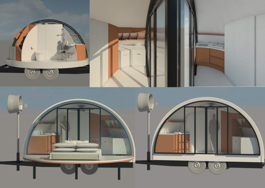 Rotolacampo arched interior design concept, Green Interior Awards entry