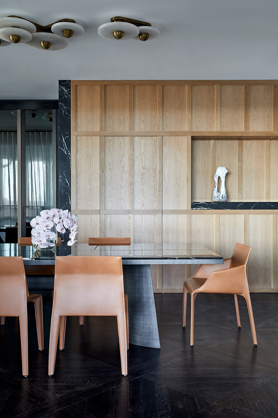 Point Piper kitchen and dining with timber joinery by Jillian Dinkel Designs